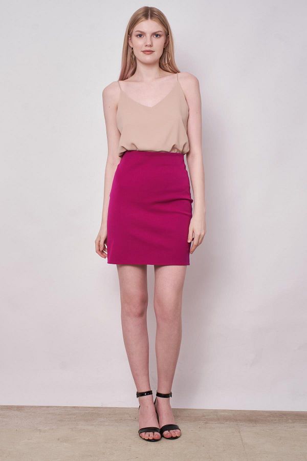 Mini pencil skirt pink new arrivals