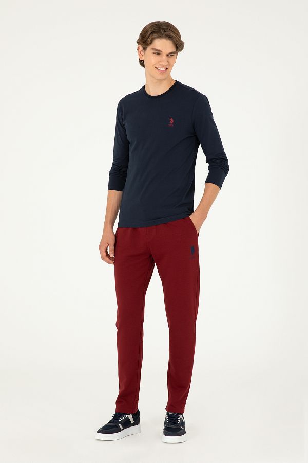 U.S. Polo Assn. Men s Burgundy Sweatpants 50289055 Vr014 Trendyol