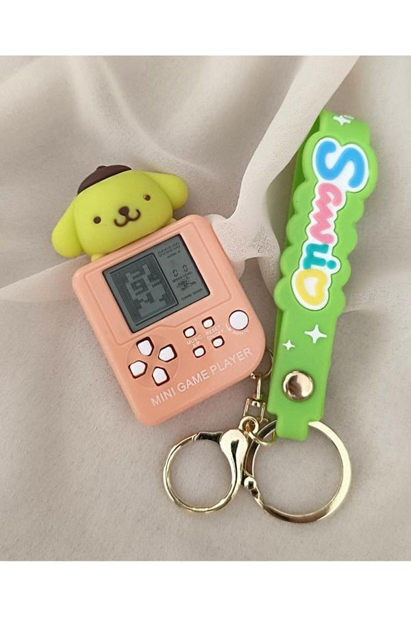 Hd Marketim-Sanrio Pompompurin Mini Tetris Game Console - Keychain 1
