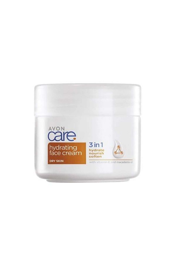 AVON-Care 3 in 1 Hydrating Face Cream for Dry Skin with Macadamia Oil 100 ml 1