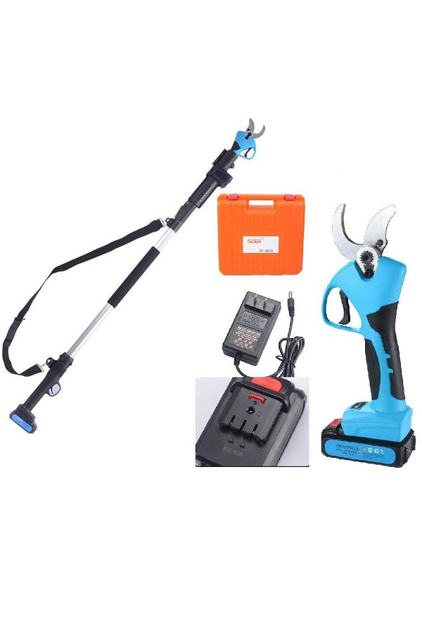 Suca-Sc 8605 2 Cordless Rechargeable Pruning Shears with 4 Cm Extension Device 1