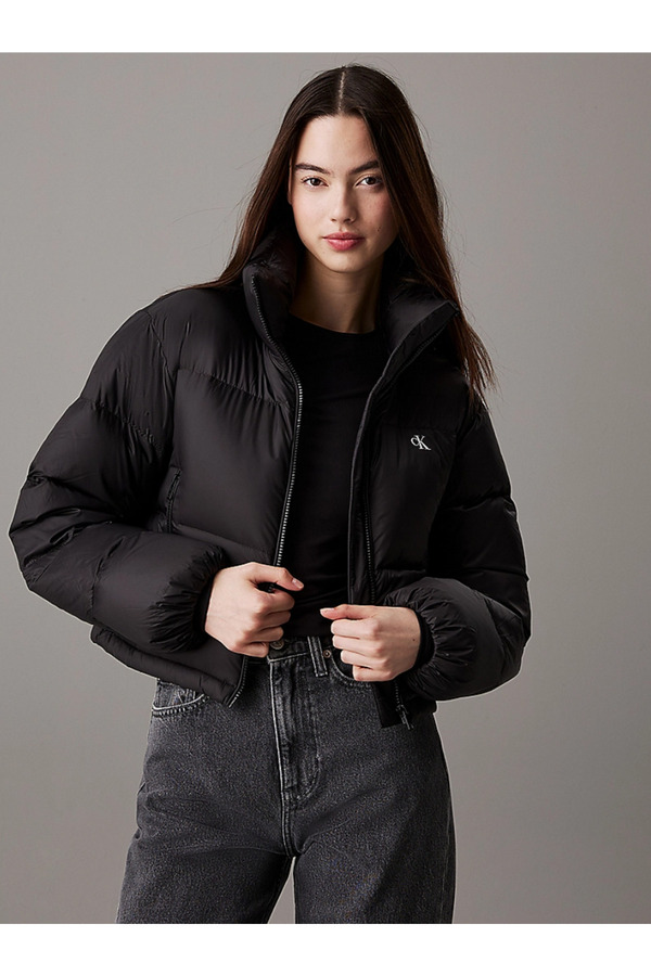 Calvin Klein Cropped down Puffer Jacket- Trendyol
