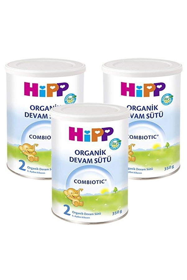 Hipp Organik Combiotic Bebek Sütü 2 Numara 350 gr 3 Adet