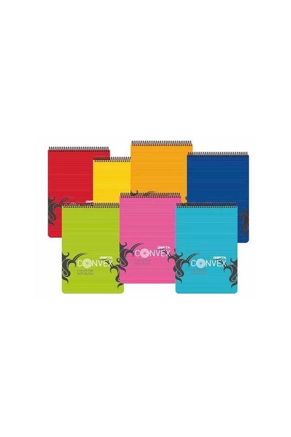Gıpta-GIPTA CONVEX A6 - 100 YP Spiral PP Covered Ruled Notebook 1
