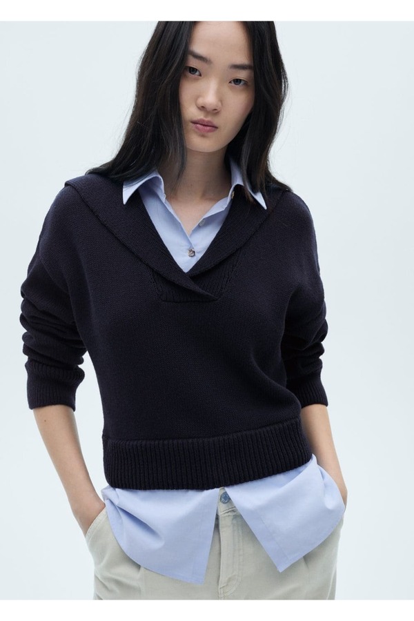 MANGO Kombinierter Hemdpullover- Trendyol