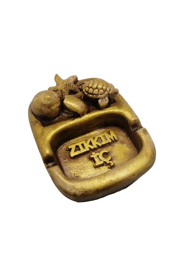 Atölye DNZ-Handmade Decorative Zıkkım Inner Humorous Ashtray 1