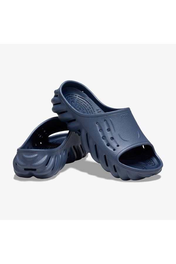 Crocs Echo Slide Unisex Navy Blue Slippers Trendyol