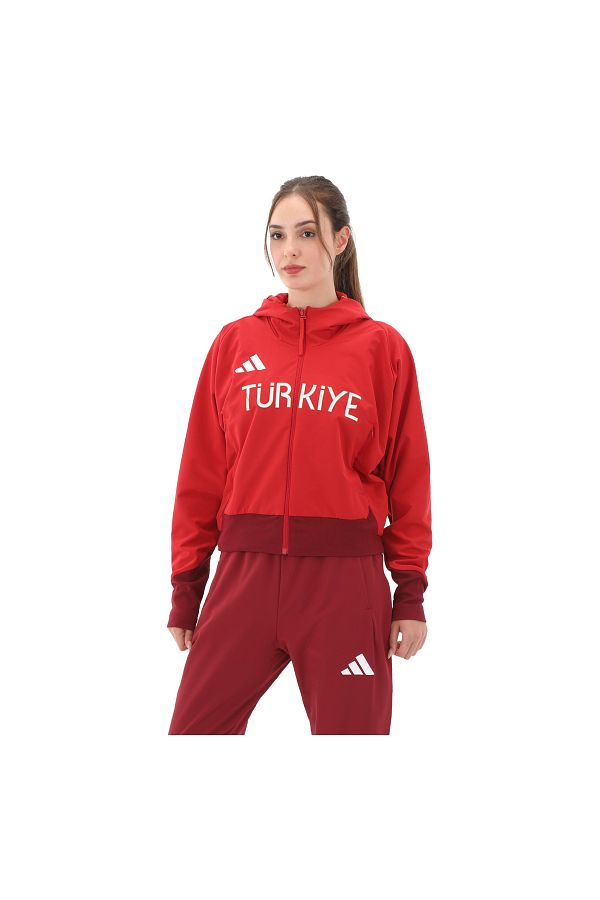 adidas adidas JH0783 K Red Women s Jacket P Fz W Turkish Model Trendyol