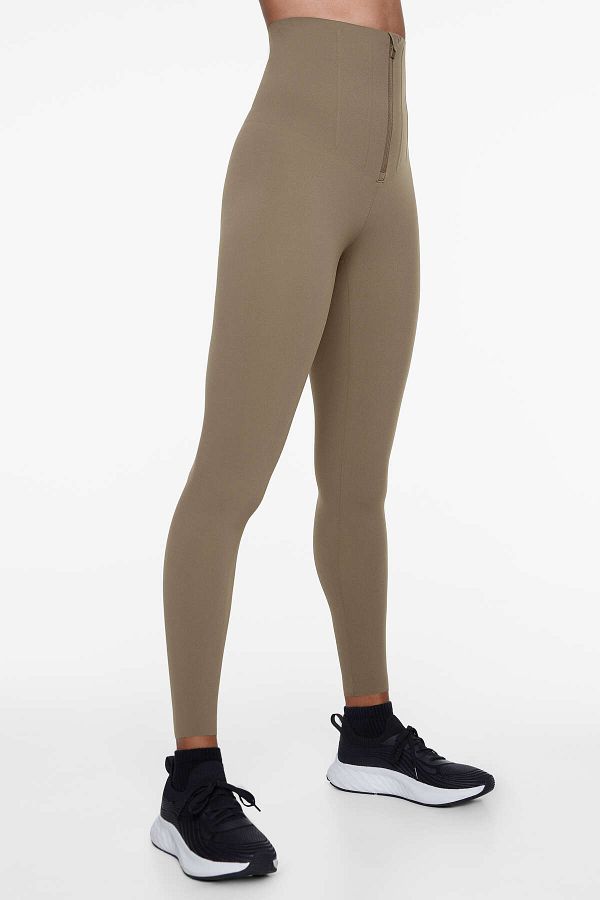 Oysho Compressive Super High Rise Zippered 65 Cm Ankle