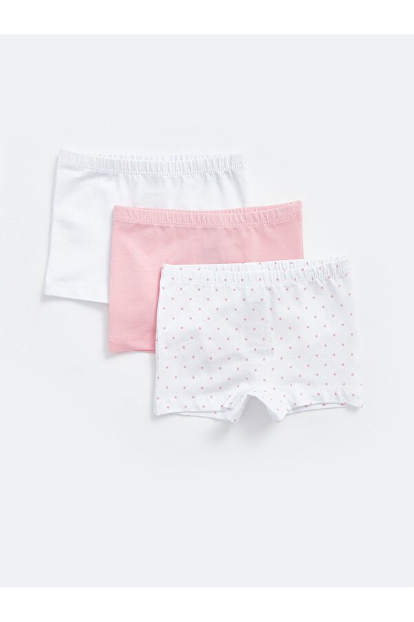 LC Waikiki Lw - Beli Lastikli Baskılı Kız Bebek Boxer 3'lü