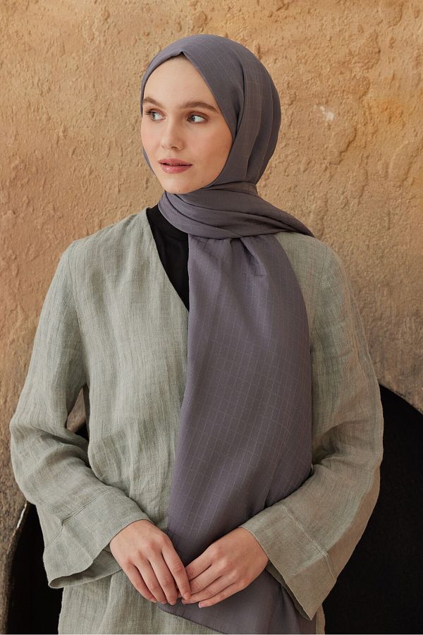 Modakaşmir-Soft Jacquard Series Box Pattern Shawl 1