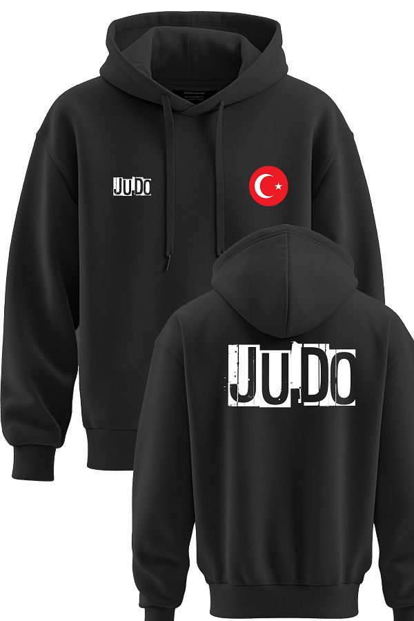 TOP GLORY Judo Printed 3 String Hooded Sweatshirt Judo Hoodie Trendyol