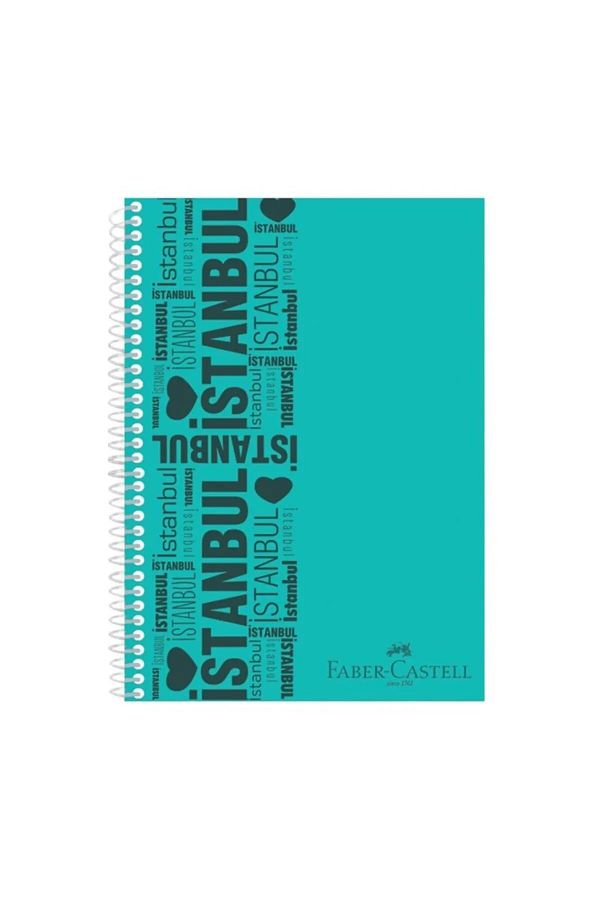 Faber Castell-Urban A4 100Yp - Assorted Spiral Notepad Plain C17 1