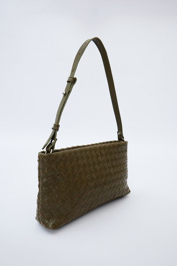 Manuka-Zielona torba Frances Knitted Baguette 1