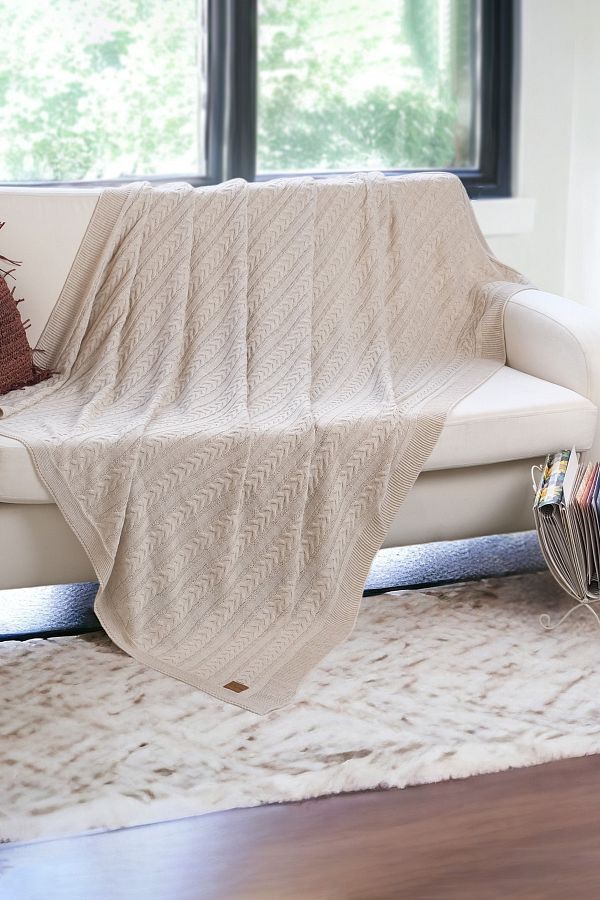 DAL SA Mathilda Knitted Soft Bedspread and Lightweight Blanket for Home Use Trendyol