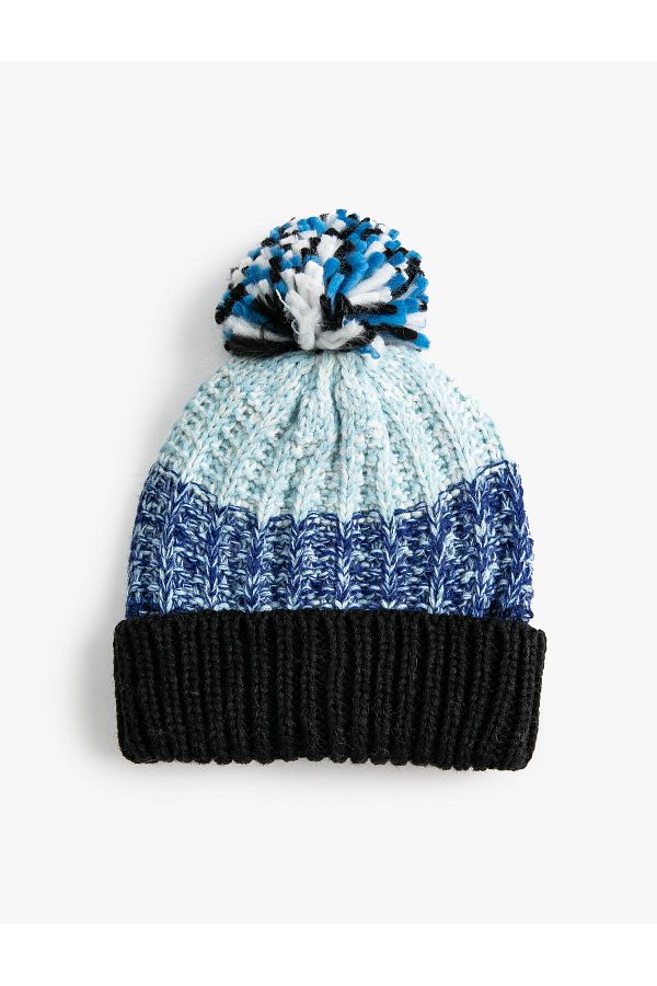 Koton-Pompom Knitted Beret 1