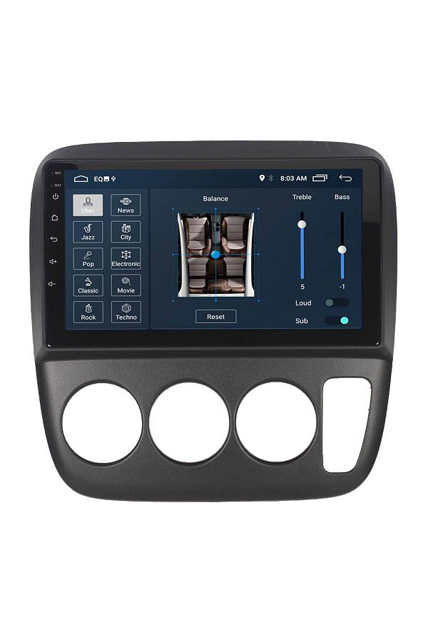 High Sound-Honda Cr-V 97-01 - Vsr Multimedia Device, 2 32 / Ips 9 Inch Screen, Navigation, Carplay Compatible 1