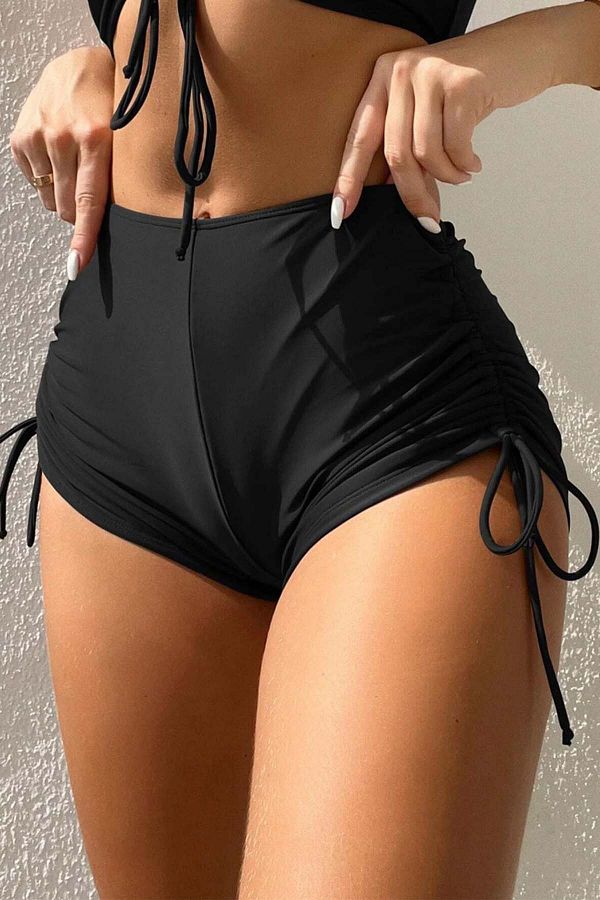 Angelsin-Speziell entworfener Bikini-Unterteil mit Raffung und detailliertem Detail 1