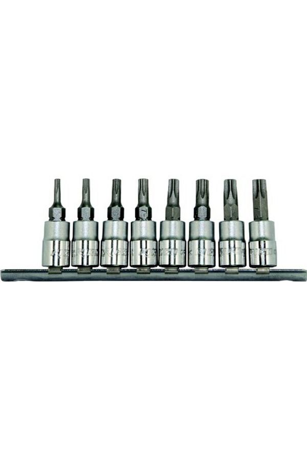 Rico-Rc7023 1/4" Socket Torx Bit Set Set 8 Pieces (37L) 1