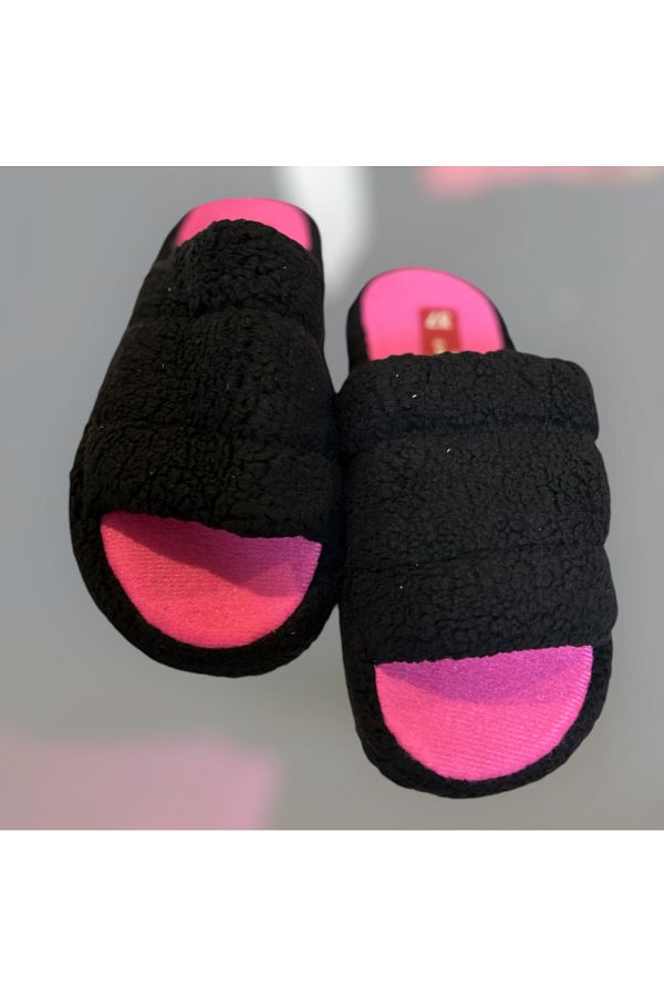 Lion-Winter Open Front Slippers 1