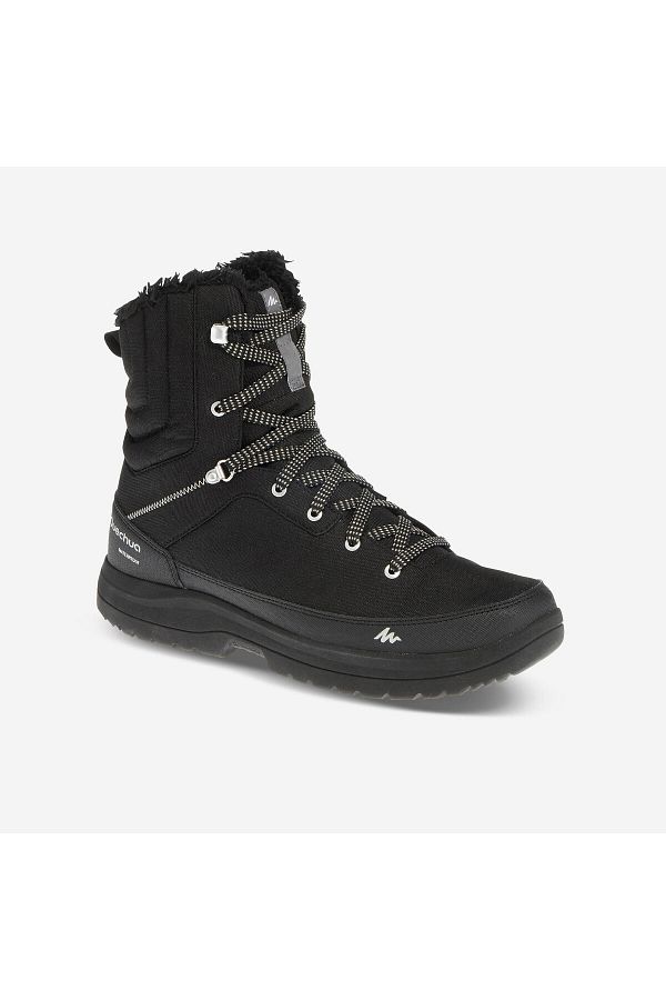 Decathlon Men s Black Waterproof Outdoor Snow Boots Sh100 High Trendyol