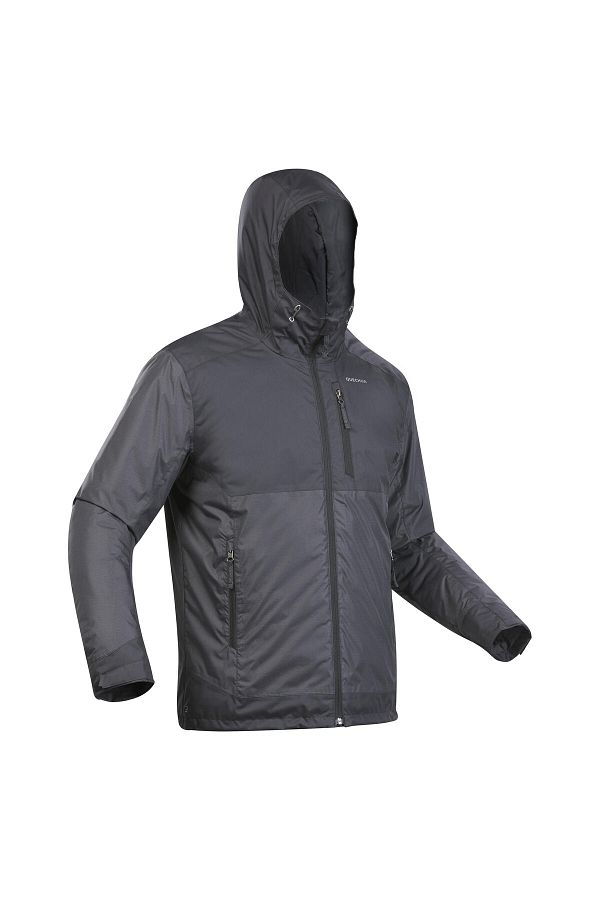 Decathlon Men s Waterproof Outdoor Snow Coat Winter Coat Black Sh500 10 c Trendyol