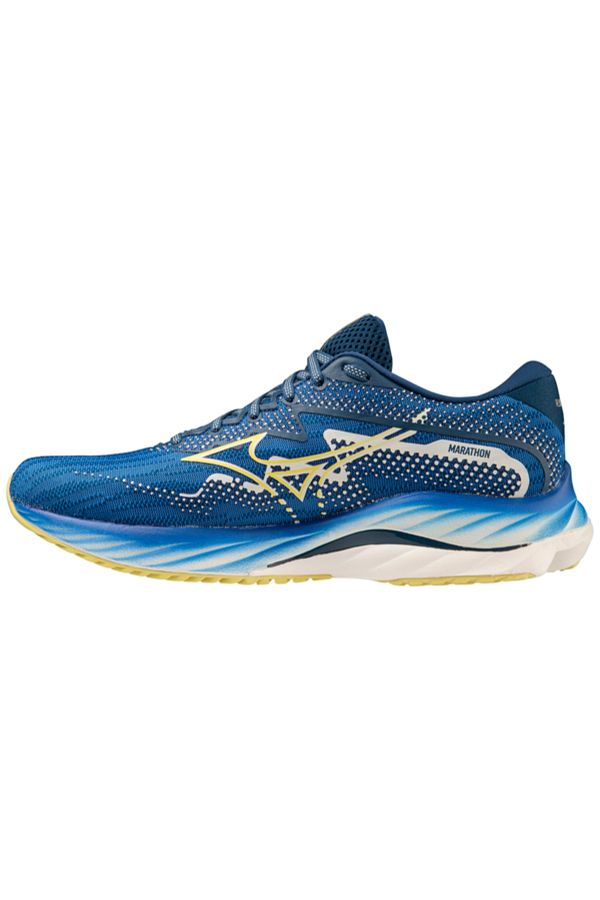 Mizuno Wave Rider 27 Vermeer Unisex Navy Blue Running Shoes Trendyol
