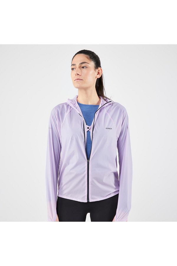 Decathlon Women s Long Sleeve Running Jacket Lilac Trendyol