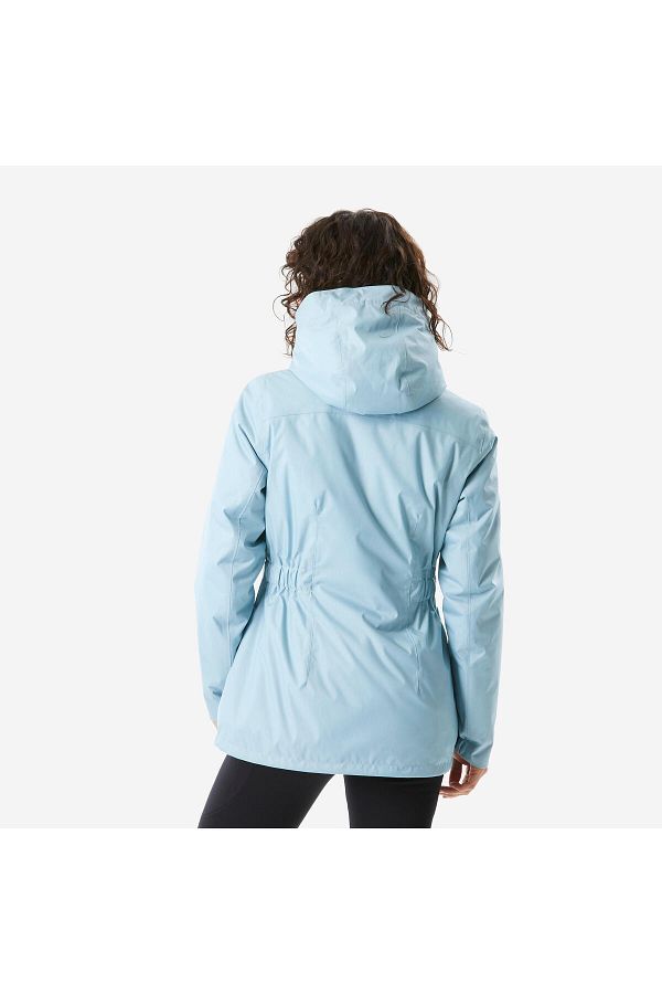 Decathlon Khaki Women s Outdoor Snow Coat Waterproof Winter Sh500 10 C Trendyol
