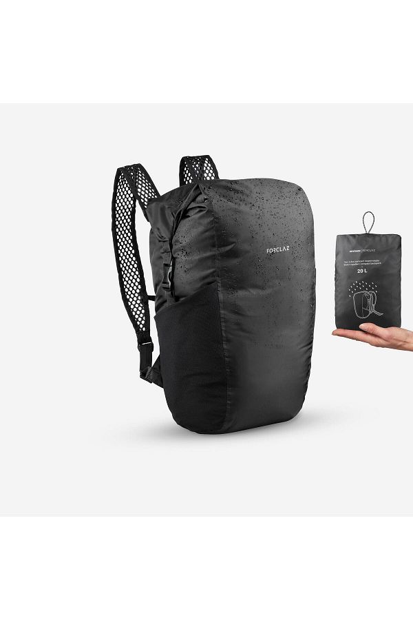 Decathlon 20 Liter Foldable Waterproof Backpack Black Travel Trendyol
