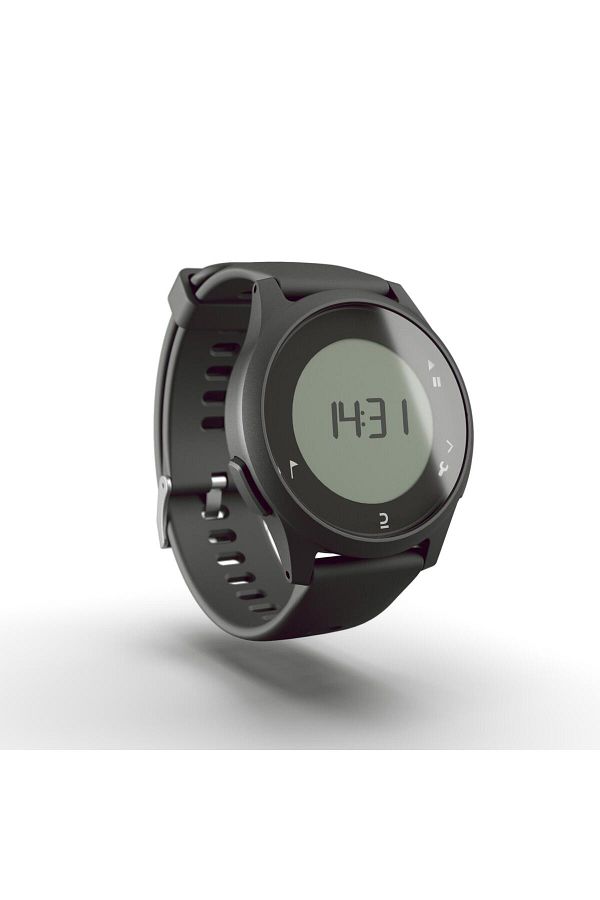 Decathlon W100 Model Black Running Clock with Waterproof Stopwatch Trendyol