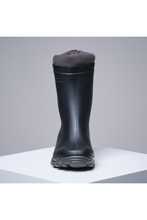 Decathlon Solognac Children's Short Rain Boots Black Hunting