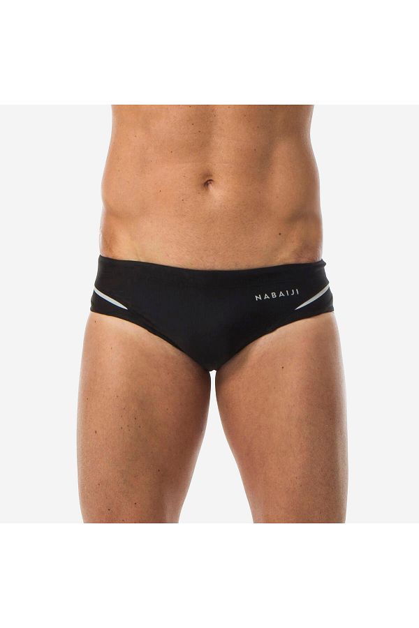 Decathlon-ملابس سباحة رجالية - Nabaiji ملابس سباحة سوداء (900 B-fast) 1