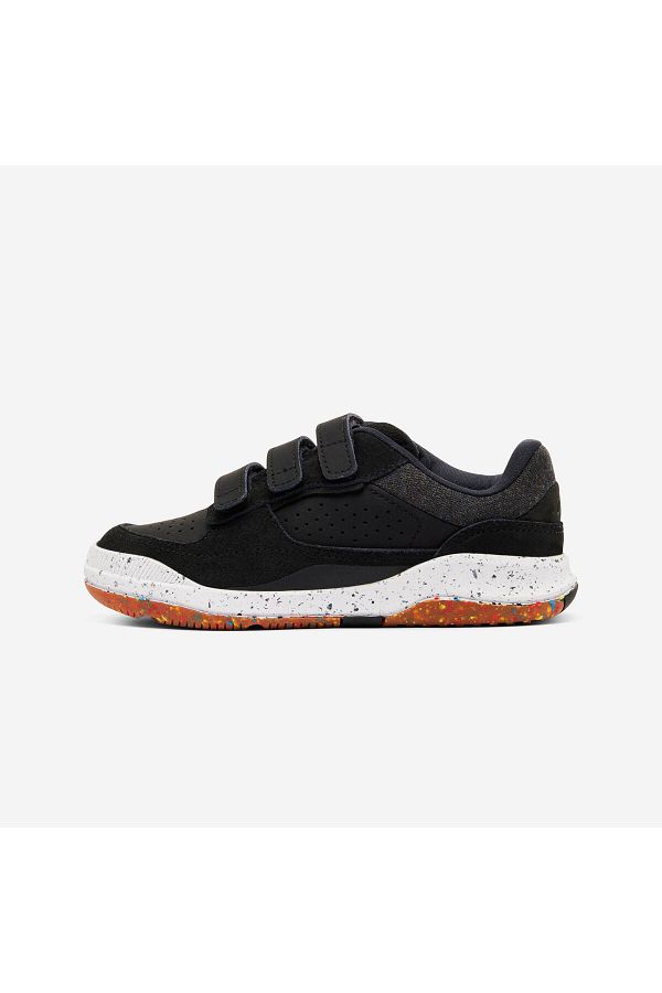 Decathlon-Children's Velcro Leather Sports Shoes - Black - Playventure City 1