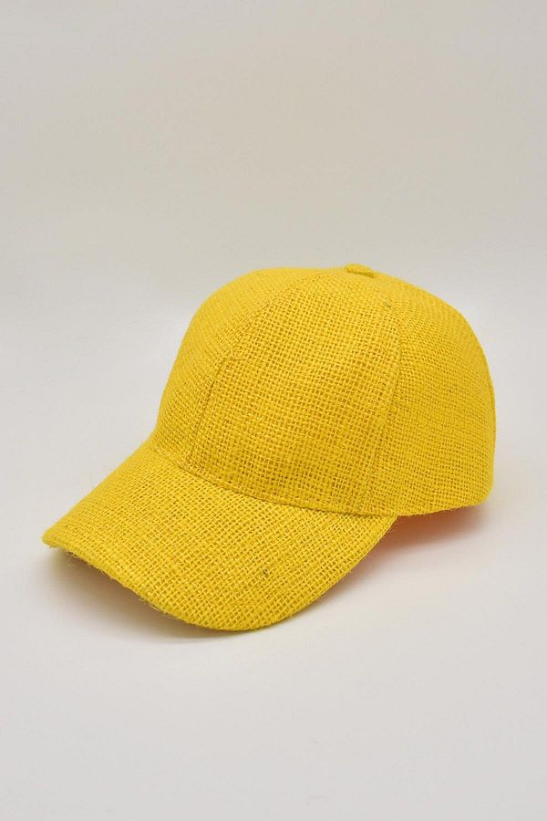 Womens straw baseball cap on sale