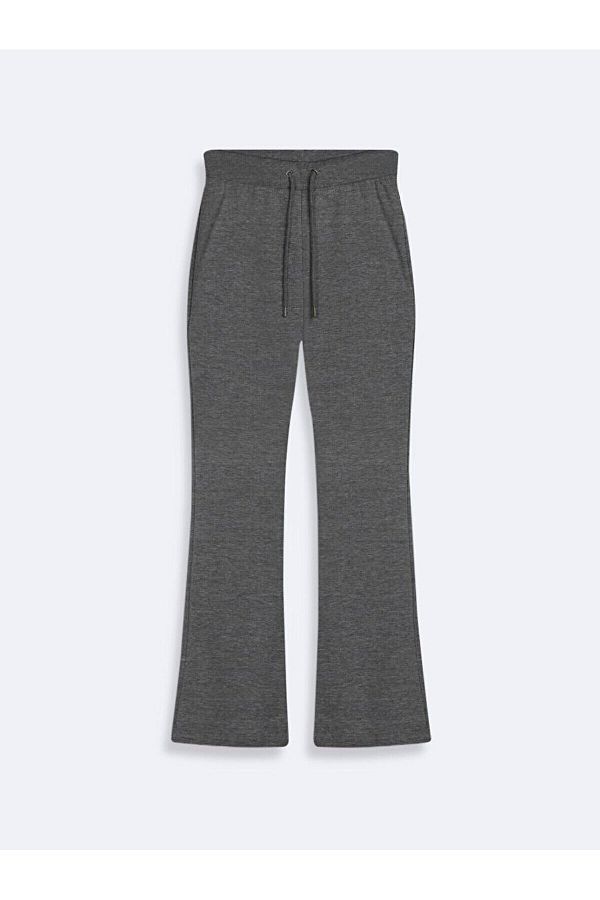 Ltb-Slogan Flared Leg Regular Fit Anthracite Tracksuit 1