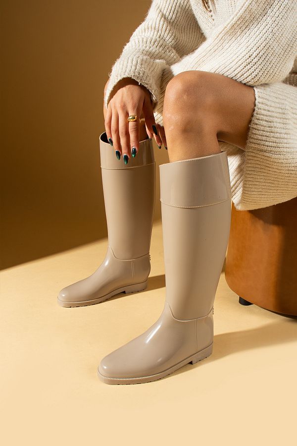 Ege s Shoes Women s Mink New Season Waterproof Style Rain Boots Trendyol