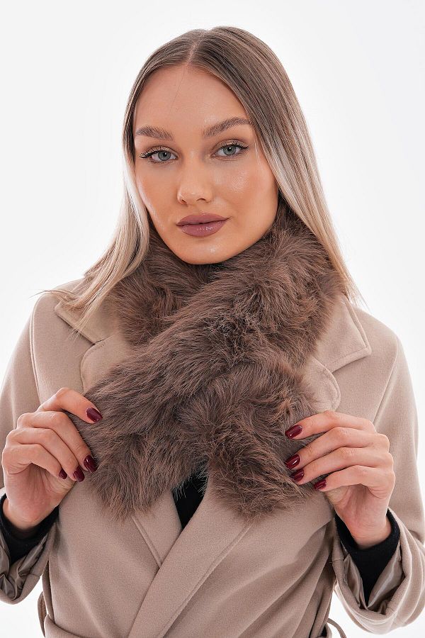 Mink fur scarf online