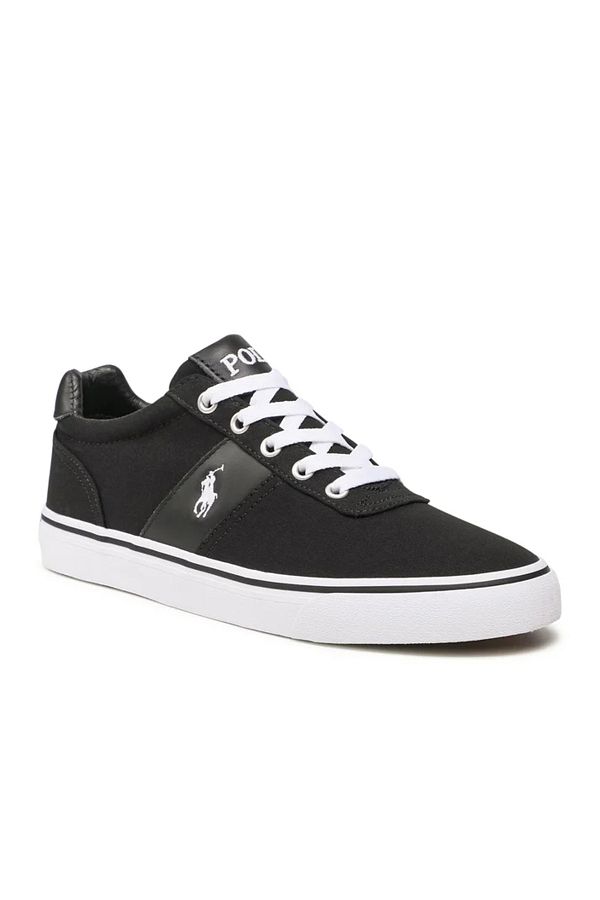 Polo Ralph Lauren-Pantofi Hanford Low Top Lace Negru/Alb 1