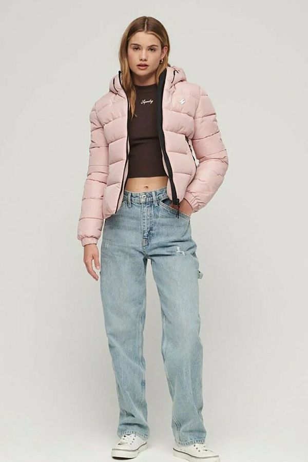 SUPERDRY-JACHETA PUFFER SPORT CU Glugă 1