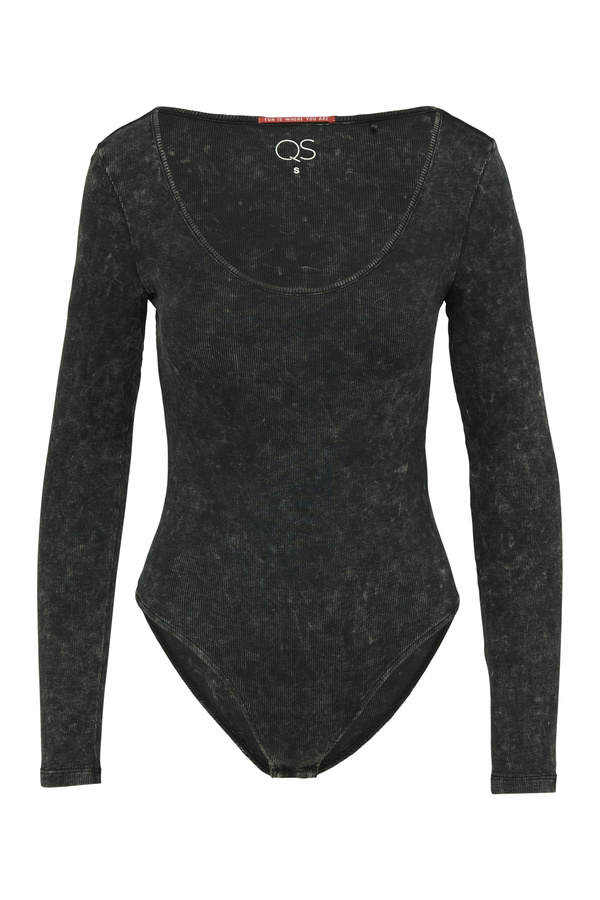 QS by s.Oliver-Dámské ležérní body – kulatý výstřih, měkký materiál 1