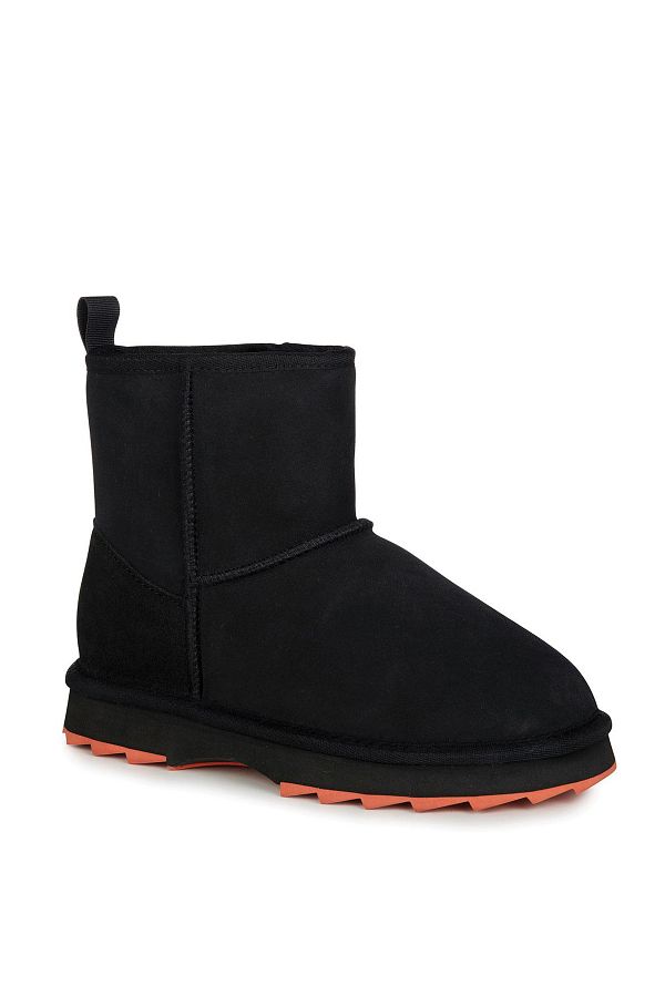 EMU Australia-Schwarze Damenstiefel SHARKY MINI aus Leder 1