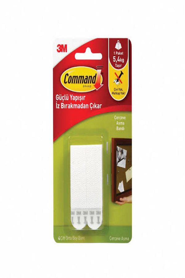 NEZADE STORE-Command 17201-4 Medium Velcro Tape - Simple and Stylish Design 1