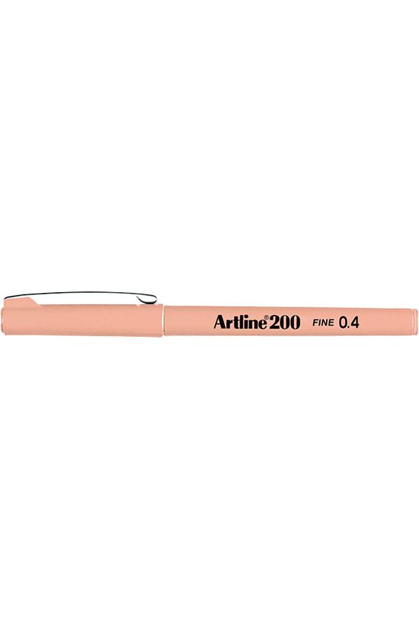 artline-200 Fineliner 0.4mm Felt Tip Pen Apricot (Apricot) 1