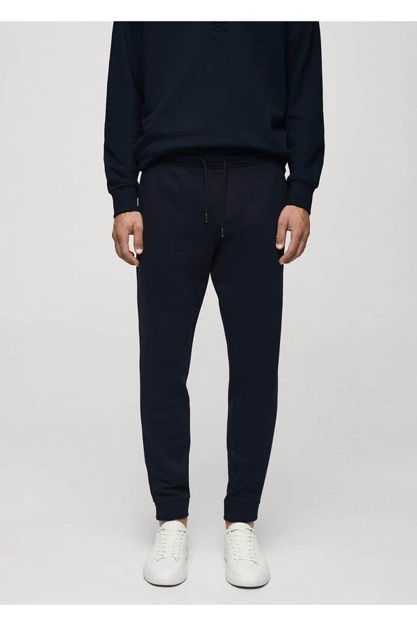 MANGO Man-Cotton Jogger - String Design 1