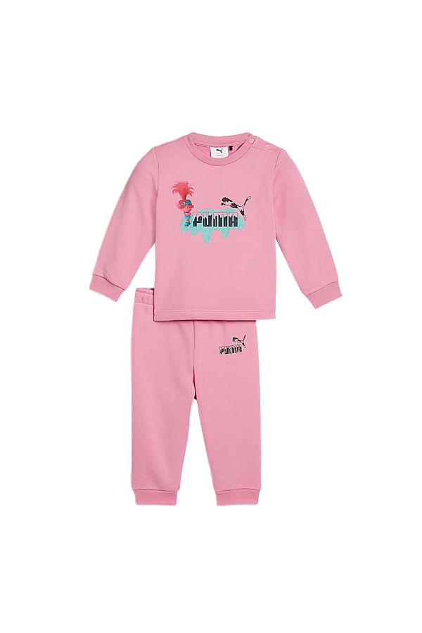 Puma 627382 48 X Trolls Crew Pink Jogger Baby Tracksuit Set Trendyol