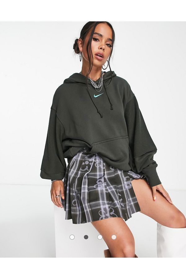 Nike Sportswear Everyday Modern Fleece Hoodie Green Women s Sweatshirt Trendyol