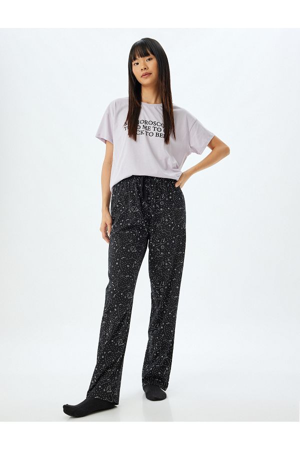 Koton-Lilac Women's Pajama Set 5Wlk40060Mk 1