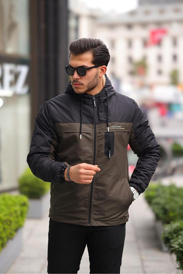 Windbreaker with fur inside online