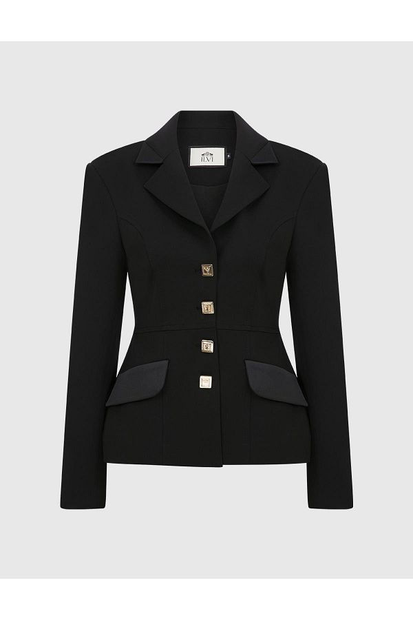 İLVİ-Patrice Women's Black Jacket 1